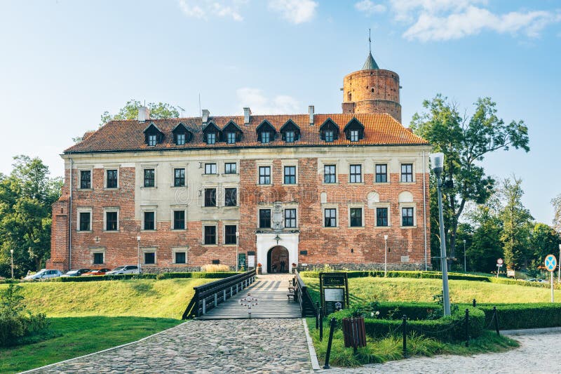 Historic Castle in Uniejow, Poland royalty free stock photo