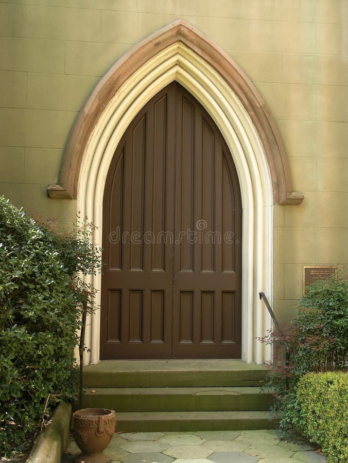 Historic Church Arched Door 2