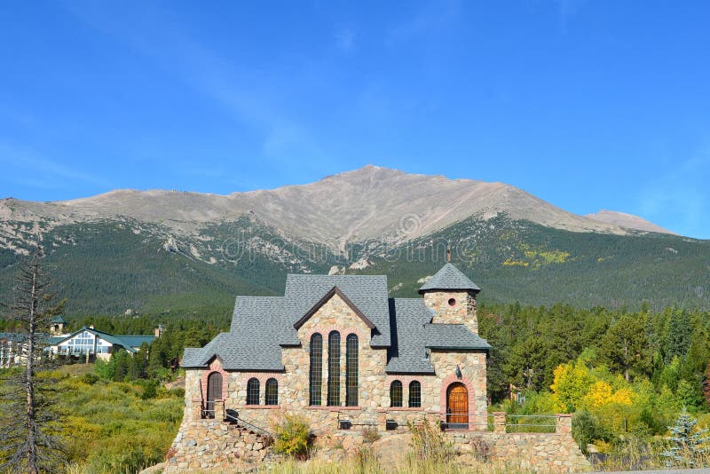 Historic Church in Colorado Stock Image Image of mountain, morning