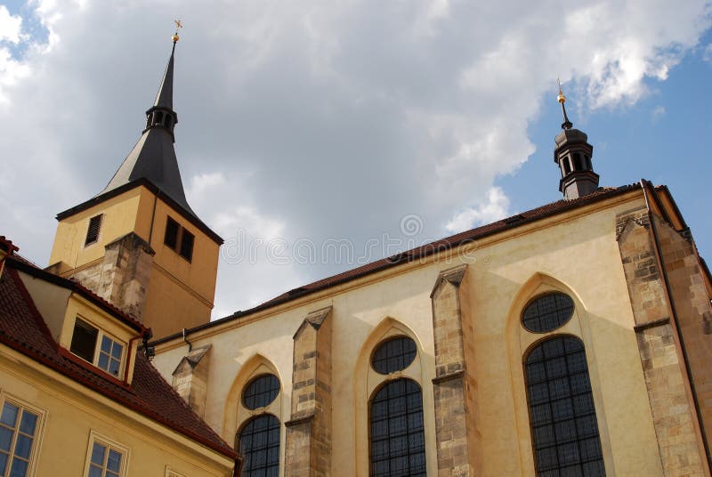 Historic Church in Old Town Square Prague Czech Republic