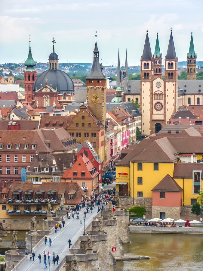 Historic city of Wurzburg, Franconia, Bavaria, Germany stock image Historic city of Wurzburg, Franconia, Bavaria, Germany stock image