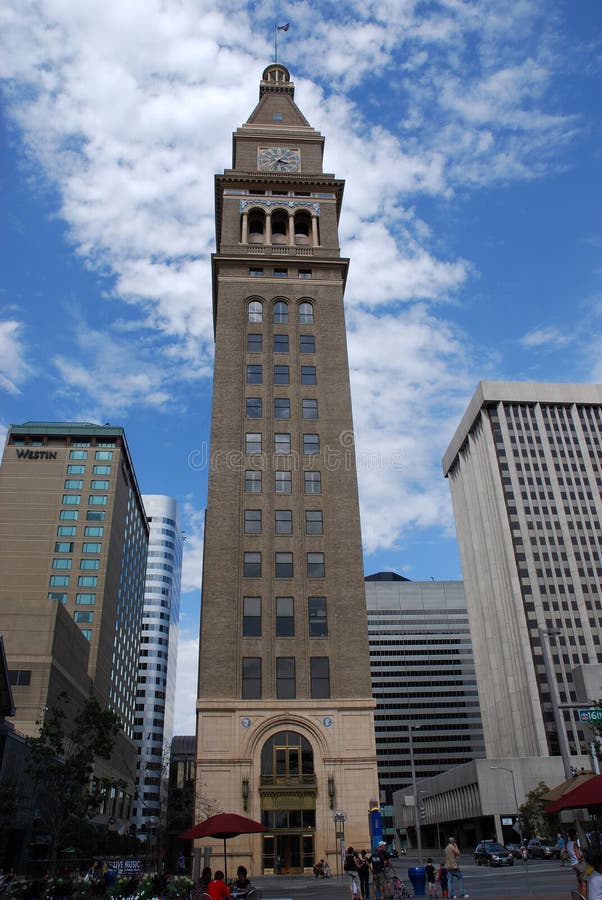 Historic Clock Tower in Denver, Colorado Editorial Image Image of