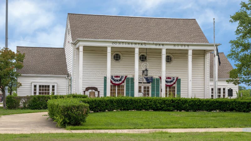 Historic Continental D.A.R. House at Fair Park in Dallas, Texas.