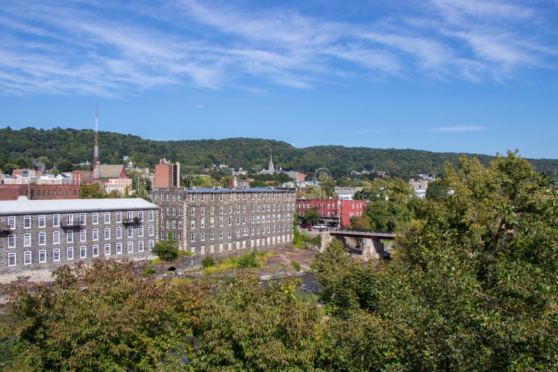 20220921 Historic District in Little Falls, NY, United States Stock