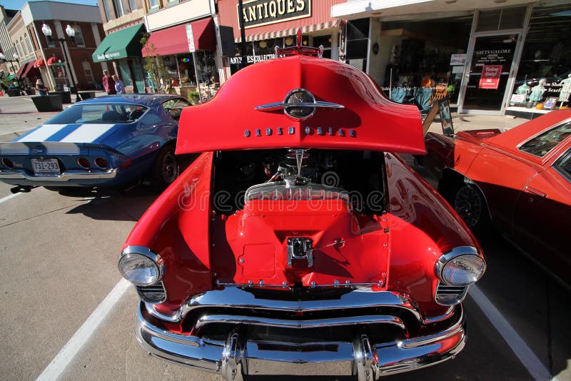 Classic Car Show in Historic Downtown Hastings, Minnesota Editorial