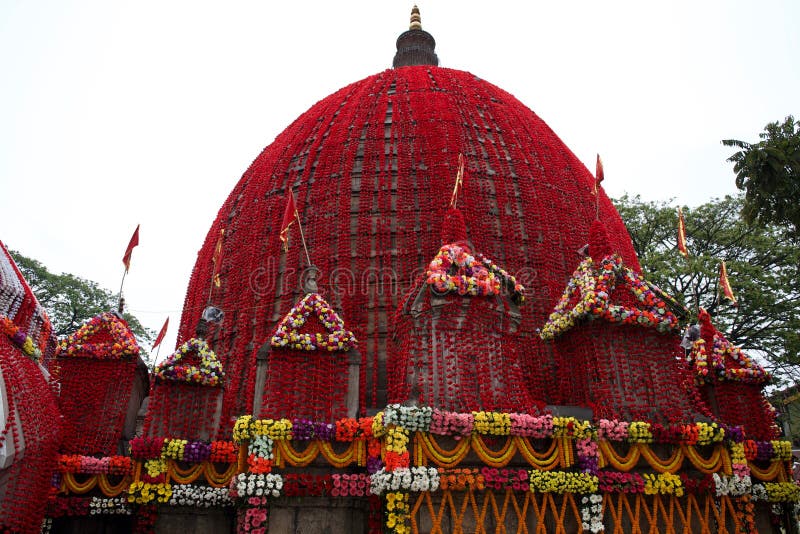 Kamakhya Devi Temple in Assam India Covered in Flowers Stock Image - Image  of holy, decoration: 159777959
