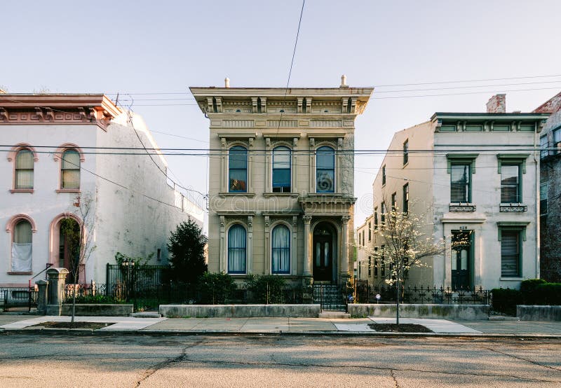 Historic homes, Dayton Street in Cincinnati