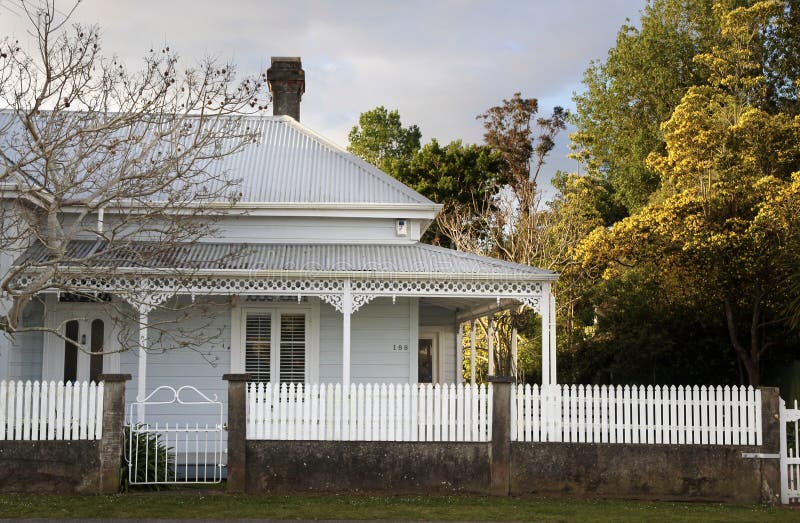Historic House in Coromandel Stock Image Image of coromandel, evening