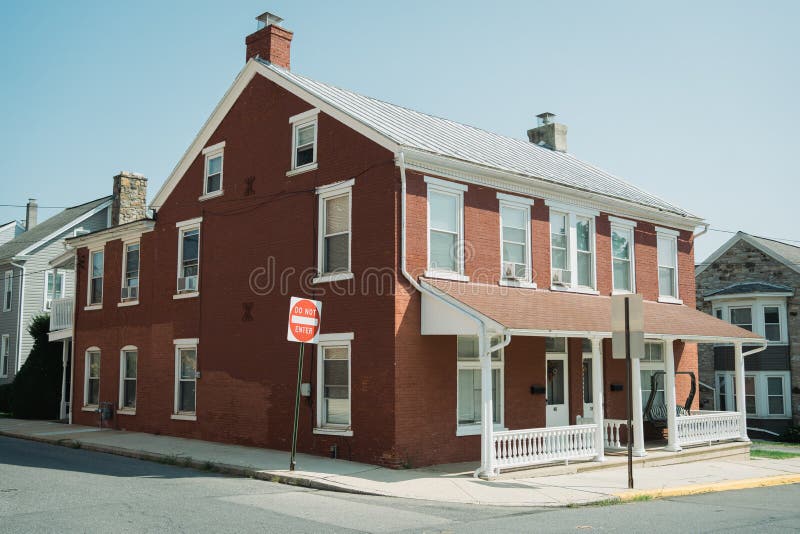 Historic House, Kutztown, Pennsylvania Editorial Stock Photo Image of