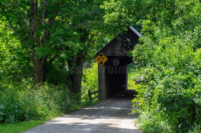Howe Covered Bridge royalty free stock images