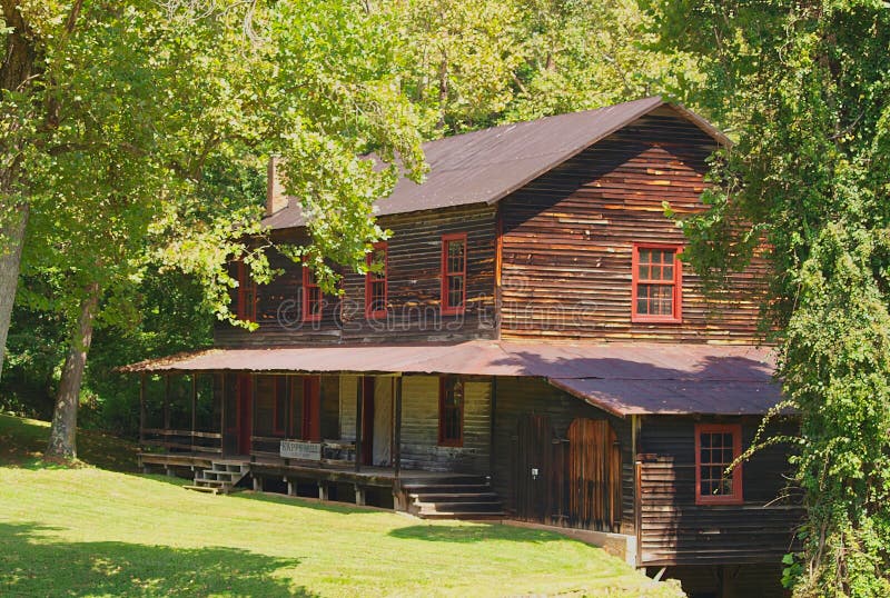 Historic Kapp`s Mill in Dobson, North Carolina Stock Image Image of