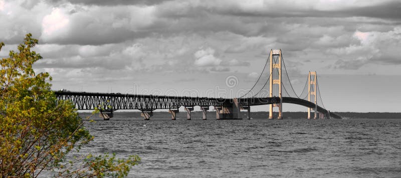 Historic Mackinaw bridge