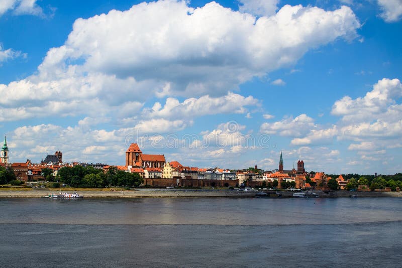 Historic old town in Torun, Poland