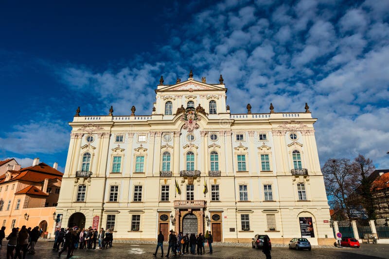 Historic palace inside the Prague Castle.