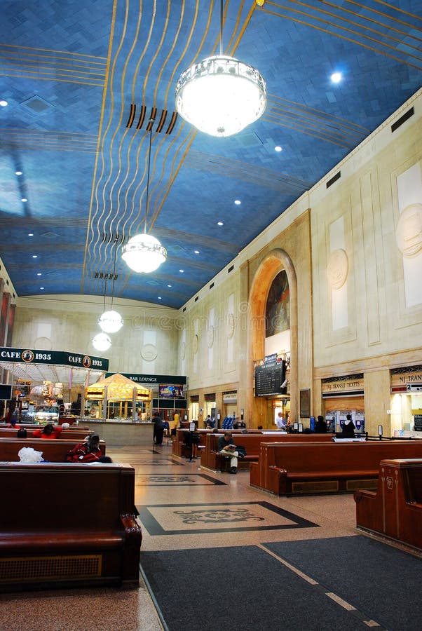 Newark Penn Station, Pennsylvania Station, NJ, USA Editorial