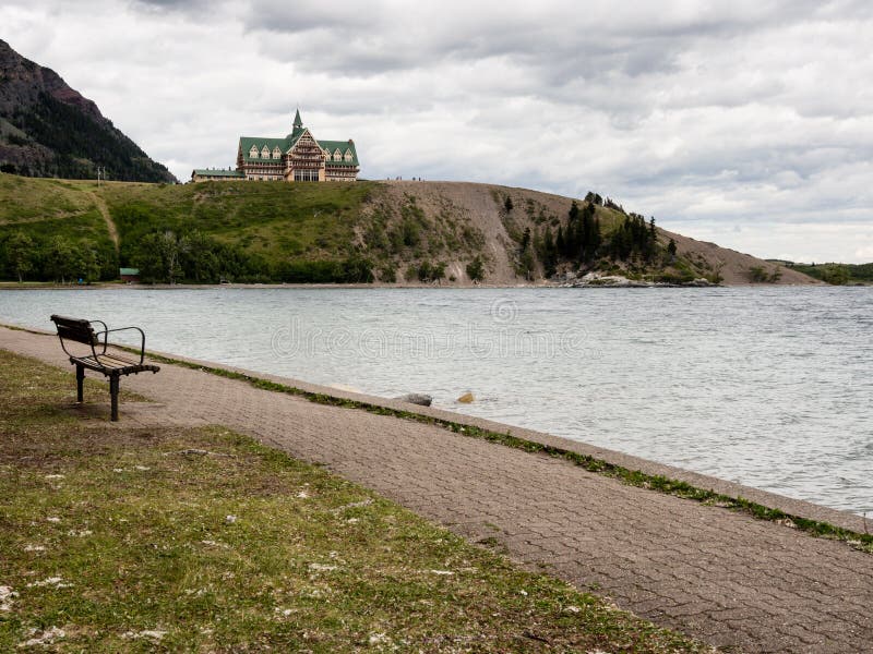 Historic Prince of Wales hotel in Waterton Lakes national park