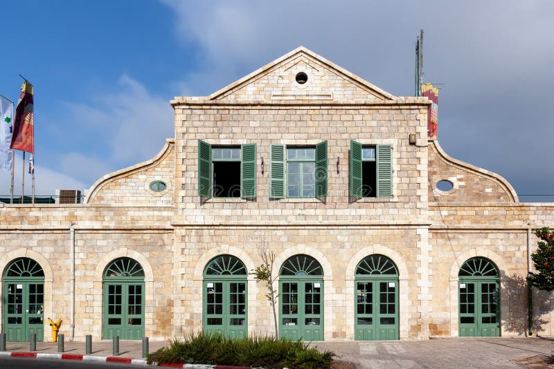 The Historic Railway Station in Jerusalem Stock Photo Image of land