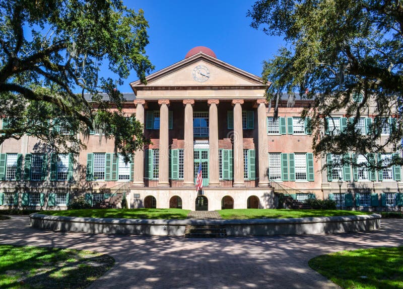 Randolph Hall, College Of Charleston Campus.SC Stock Photo Image of