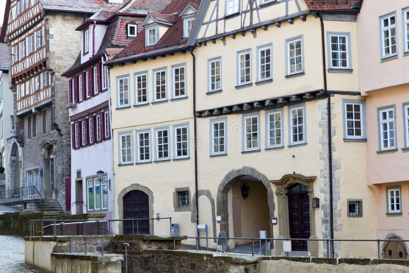 Historic Residential Houses, Germany Stock Image Image of home