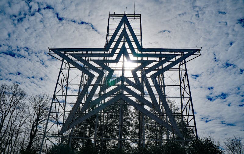The Historic Roanoke Star, Roanoke, Virginia, USA stock photo The Historic Roanoke Star, Roanoke, Virginia, USA stock photo