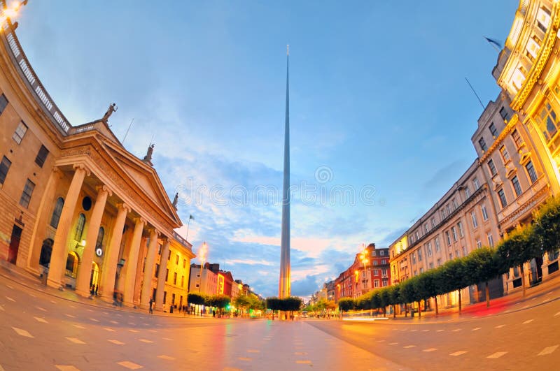 The historic Spire of Dublin royalty free stock photos The historic Spire of Dublin royalty free stock photos