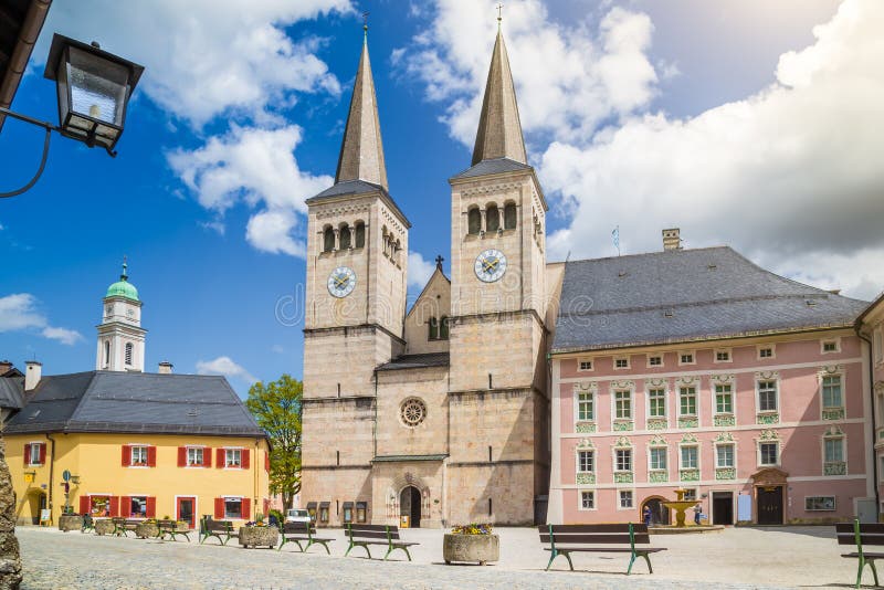 Historic town of Berchtesgaden, Berchtesgadener Land, Bavaria