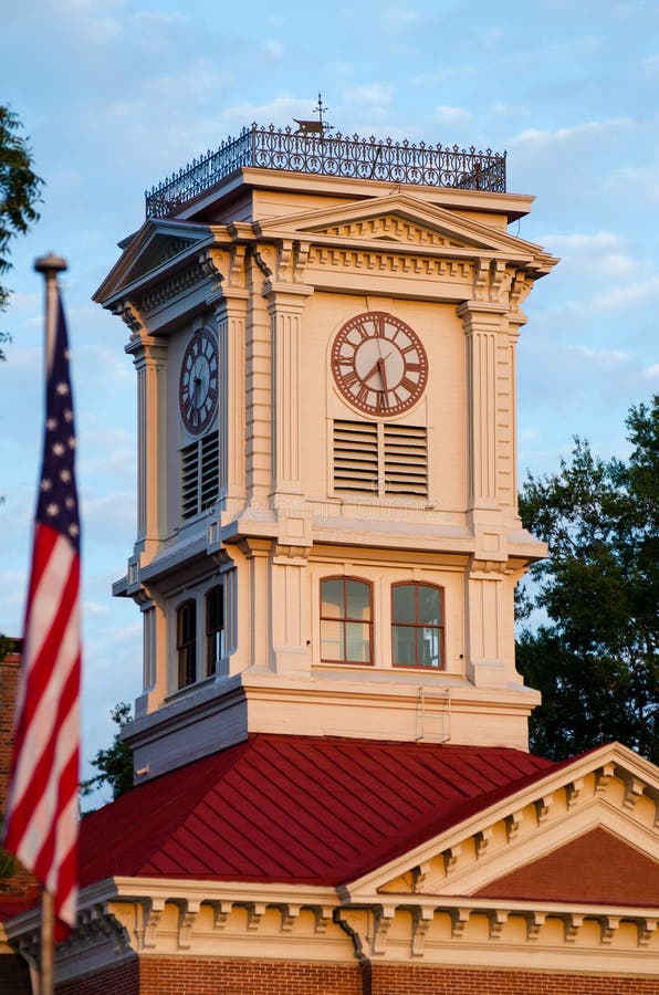 Historic Walton County Georgia Courthouse Clock Tower