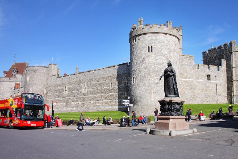 Historic Windsor Castle in England