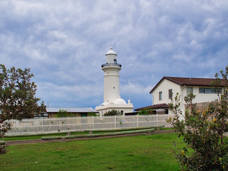 Macquarie Lighthouse on Cloudy Day, Vaucluse, Sydney, Australia