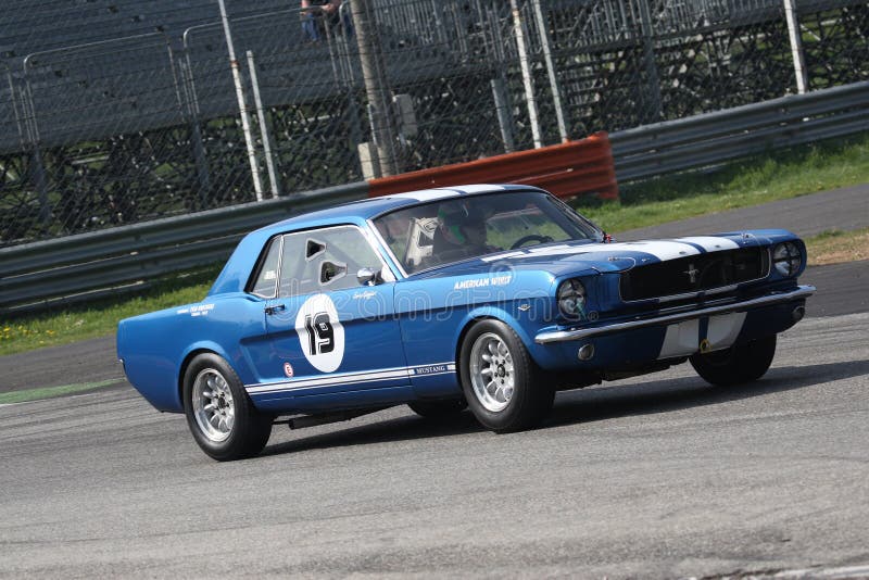 Historical American Car Race royalty free stock images