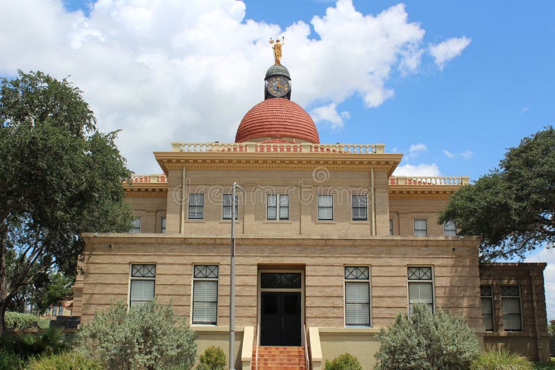 Historical Bee County Courthouse Beeville Texas Stock Image Image of