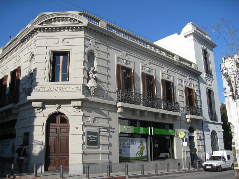 Historical Building Facade in Montevideo Editorial Photo - Image of ...