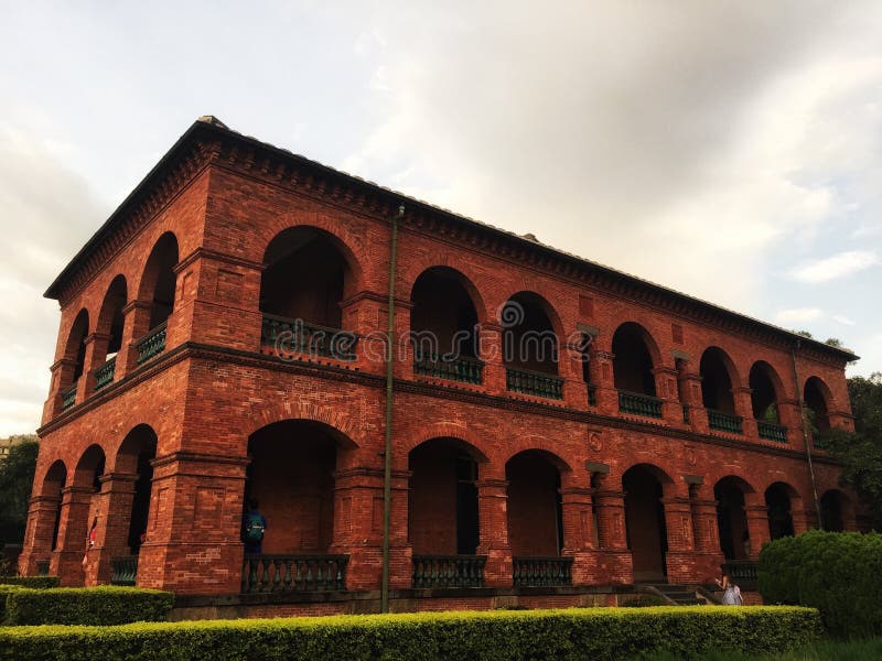 The historical building, the Fort San Domingo, which is an elegant Victorian house fused with some Chinese elements. Located in stock photo