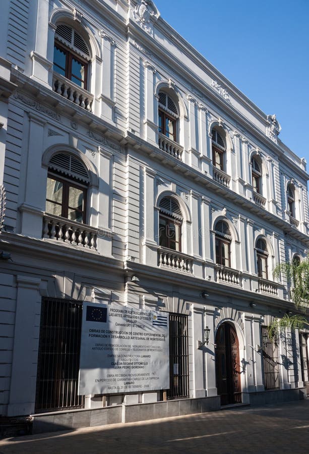 Historical Building in Montevideo Uruguay Editorial Stock Photo Image
