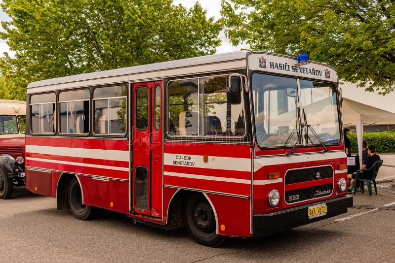 Bus Icarus front view. Front view of bus Ikarus. Hungarian transport.  Passenger transportation Stock Photo - Alamy