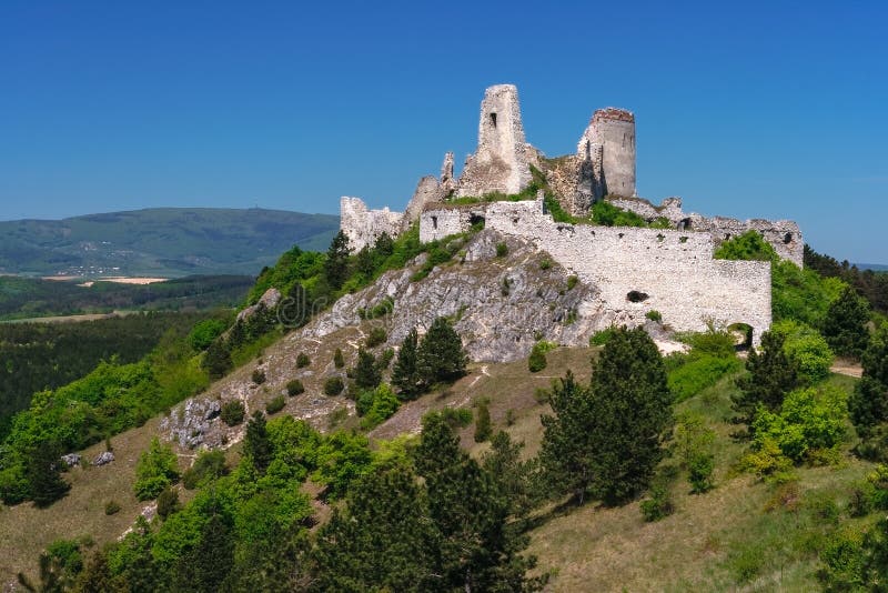 Historical castle Cachtice Slovakia seat sanguinary Elizabeth Erzsebet Bathory