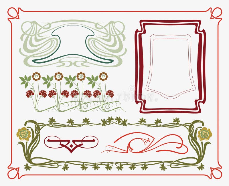 Historical Design Collection Stock Vector - Illustration of grunge