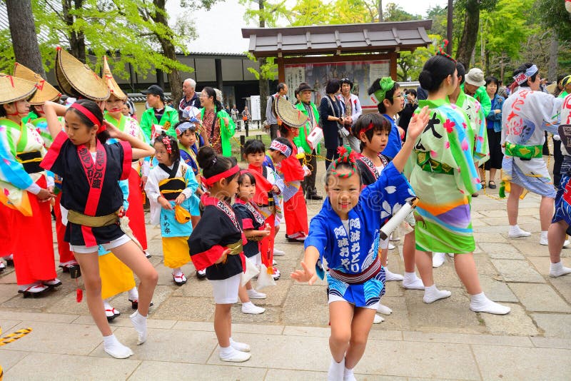Historical festival, Nara, Japan stock images