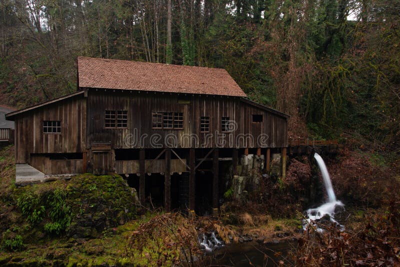 Historical grist mill hidden in the forest royalty free stock photos Historical grist mill hidden in the forest royalty free stock photos