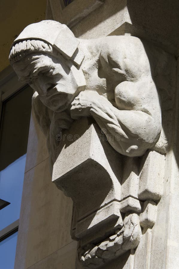 Historical Landmarks, Sites, Statues in Eastern Europe Stock Image