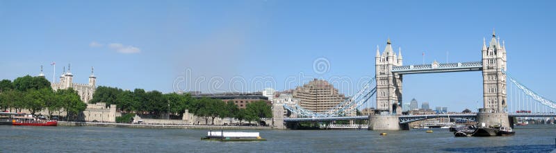 Historical London panorama