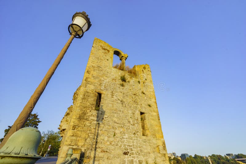 Historical Remains of the City Wall Stock Image Image of rise, travel