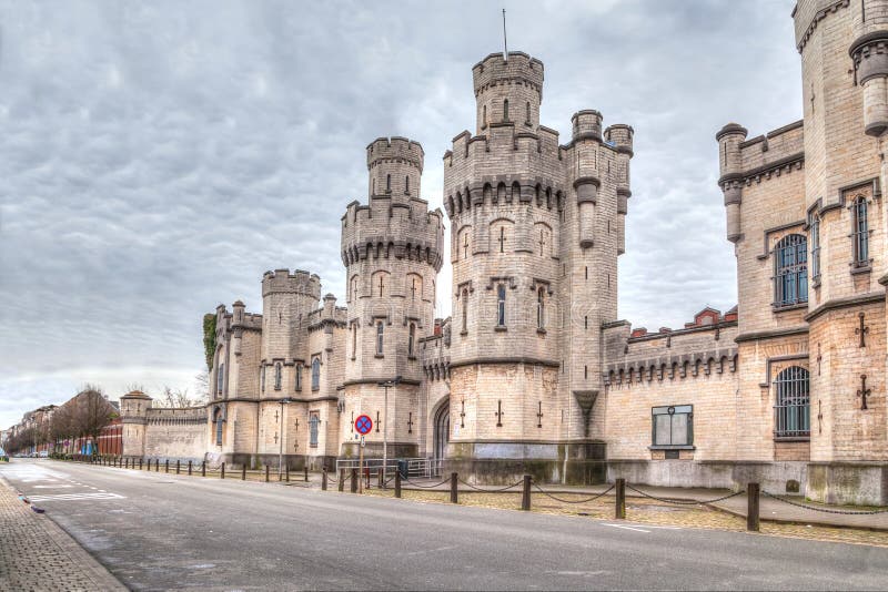 Historical Saint Gilles Prison Brussels Stock Photos Free & Royalty
