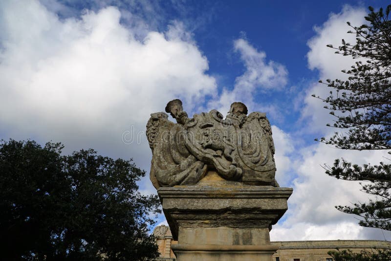 Historical Sculpture in Malta Stock Photo Image of city, island 95432400