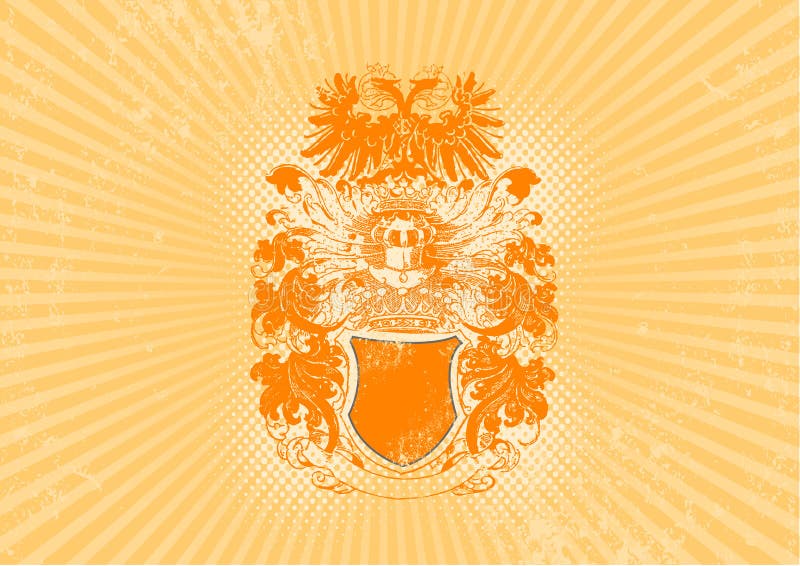 Historical shield. Vector vector illustration