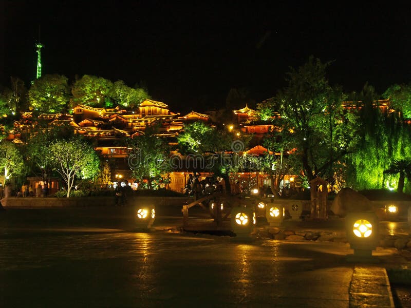 A historical town - Lijiang stock images