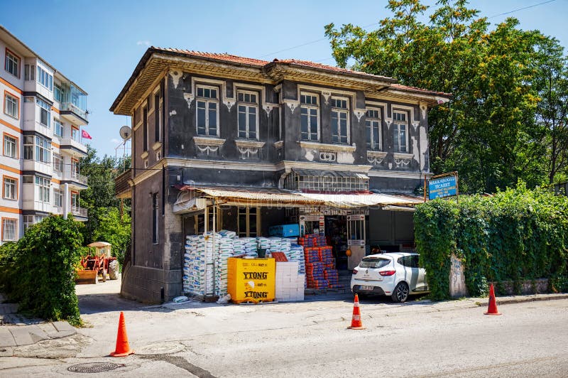Historical Ankara House In Altindag, Ulus, Ankara, Turkey Editorial