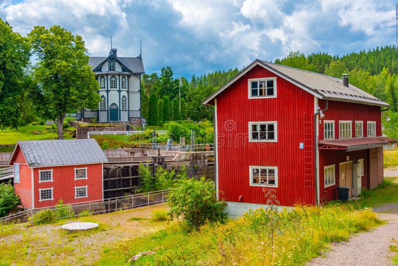 Historical Verla paper mill in Finland