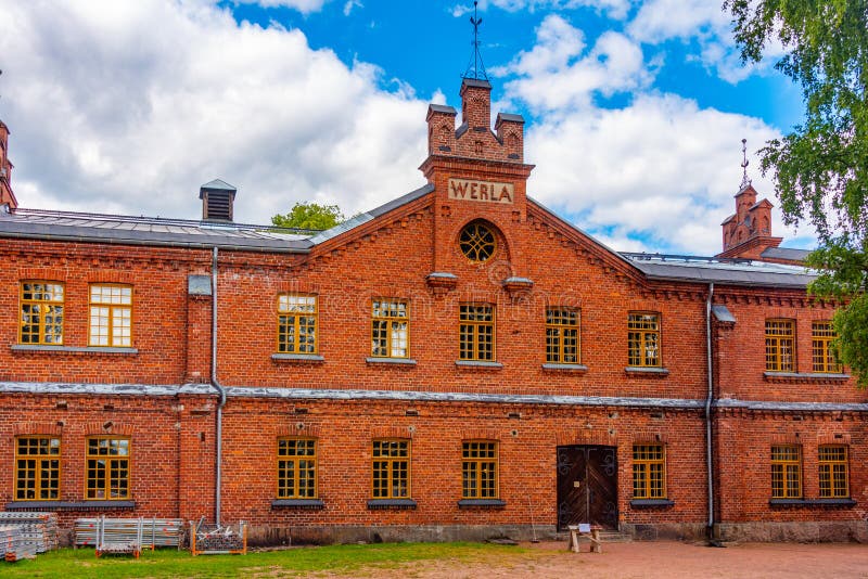 Historical Verla paper mill in Finland