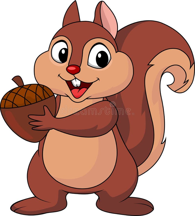Historieta De La Ardilla Con La Nuez Ilustración del Vector - Ilustración de rojo, sonrisa: 30568625 Historieta De La Ardilla Con La Nuez Ilustración del Vector - Ilustración de rojo, sonrisa: 30568625